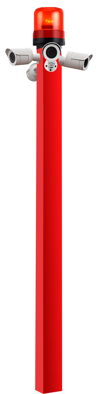 Totem de Monitoramento Retangular