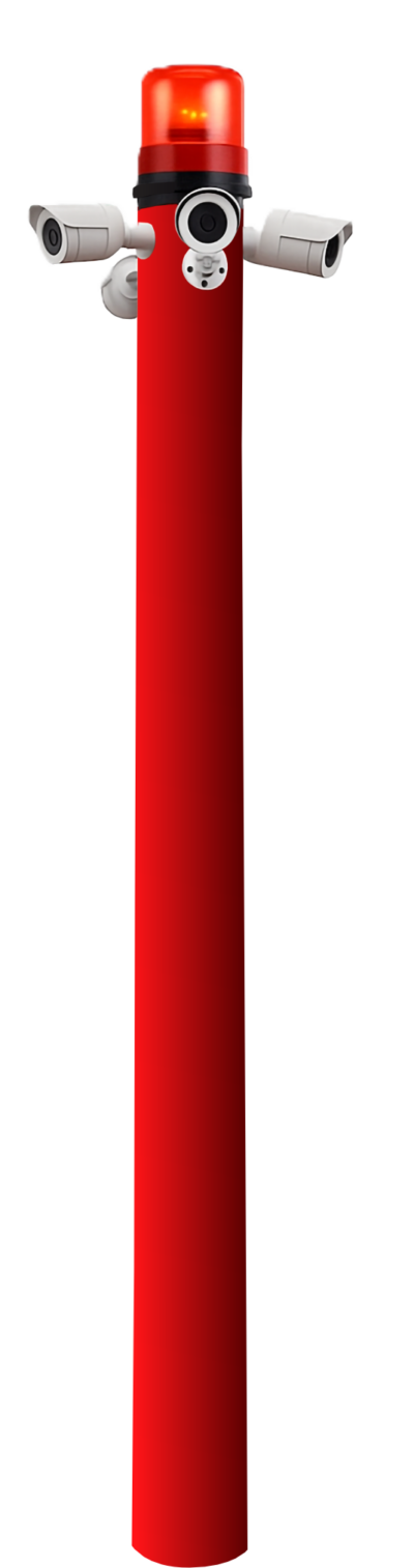 Totem de Monitoramento Redondo